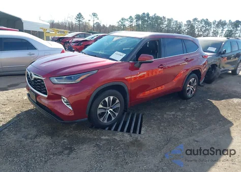 2021 Toyota Highlander Xle из США, поврежденный, VIN 5TDGZRBH0MS137163